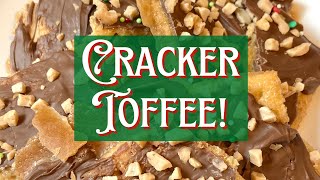 Cracker Toffee Recipe  Christmas Crack [upl. by Ylurt]