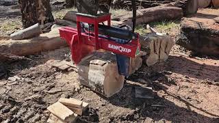 Excavator Wood Splitter  SAWQUIP [upl. by Nimesay]