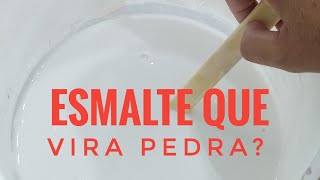 Seu esmalte vira uma pedra [upl. by Maddi]