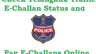 Telangana Traffic eChallan Status and Pay Traffic EChallan Online Violation images [upl. by Heid]