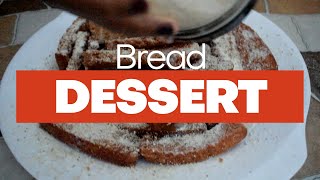 Quick and Easy Bread Dessert  Crispy Bread Dessert  deepika samayal [upl. by Avi292]