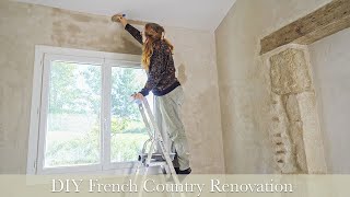 28 French Country Home Renovation Painting with Lime amp Building Wardrobe Doors [upl. by Bettina]