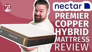 Nectar Premier Copper Hybrid Mattress Review  The Best Mattress For Hot Sleepers Expert Tested [upl. by Isleen]