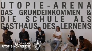 Die Zukunft der Tätigkeitsgesellschaft  Stefan Birkner R Precht et al  UtopieKonferenz 2022 [upl. by Derreg]