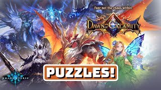 【Shadowverse】 Puzzles  Dawn of Calamity Beginner To Elite [upl. by Thetis629]