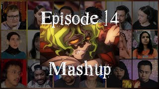 Demon Slayer Kimetsu no Yaiba Season 2 Episode 14 Reaction Mashup  鬼滅の刃 [upl. by Oman]