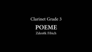 Poeme by Zdeněk Fibich  for Clarinet and Piano [upl. by Adna]