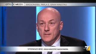 Otto e mezzo  Massoneria parla il Gran Maestro Puntata 07042014 [upl. by Fachini203]