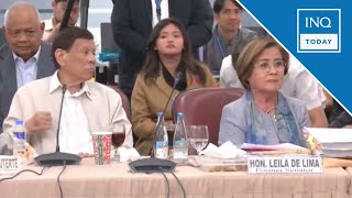 De Lima ‘unfazed’ by Duterte’s ‘violent gesture’ at quad comm probe  INQToday [upl. by Wauters]