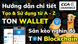 Hướng dẫn tạo Ví Ton Wallet trên Telegram amp Tonkeeper cho người mới [upl. by Auliffe453]