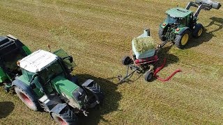 Enrubannage  Bottelage  Andainage  Fendt  John Deere [upl. by Eserahc]