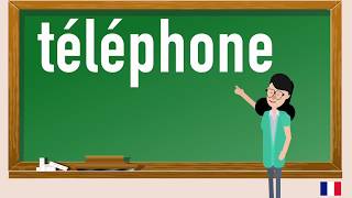 How to pronounce téléphone in French [upl. by Eadmund601]