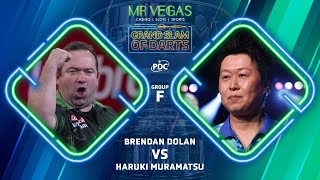 PDC Grand Slam of Darts 2023 11 12  Brendan Dolan vs Haruki Muramatsu  HUN [upl. by Rem]