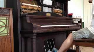 The Entertainer Scott Joplin 1902  Piano Roll Scott Joplin House rec 2012 [upl. by Cantone]