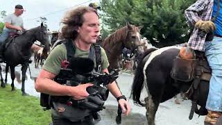 2024 Chincoteague Pony Penning Parade [upl. by Dnana]