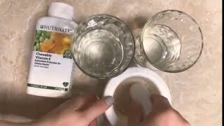 Nutrilite Vitamin E Lecithin Demo  Shield from grease in food [upl. by Faletti197]