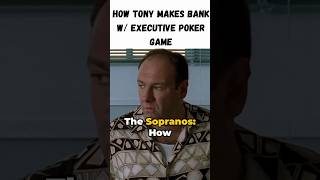 The Sopranos How Tony Makes Money with the Executive Game Poker shorts short [upl. by Aynat]