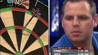 Adrian Lewis vs Mario Robbe Part 2  2007 International Dart League  Round 1 [upl. by Ayal]