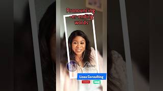 Pronounce er endings suffix correctly english mispronunciations learnenglish [upl. by Cristy768]