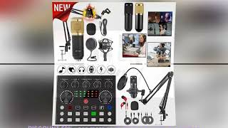 Top BEST New BM800 Microphone Kits with Live Sound CardOptionalSuspension Sc [upl. by Crowell]