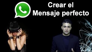 Como Conquistar A Una Mujer Por Whatsapp [upl. by Keung523]