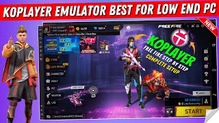 New KoPlayer Best Emulator For Free Fire Low End PC Without Graphics Card [upl. by Batruk446]