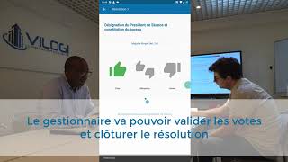 Application mobile Assemblée Générale copropriété  vote à distance [upl. by Leasim]