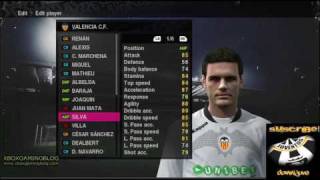 PES 2010 Faces  Valencia CF HD [upl. by Donni141]