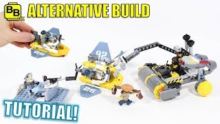 LEGO NINJAGO MOVIE 70609 ALTERNATIVE BUILD COLES ROLLER [upl. by Enelrak566]