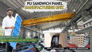 PUF Panel Manufacturing Process🔥 Its Advantage amp Application  Kavin Associates  Tamil [upl. by Nnaarat]