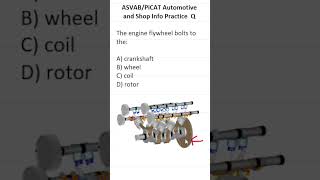 ASVABPiCAT Automotive and Shop Info Practice Test Question acetheasvab with grammarhero [upl. by Bertine]