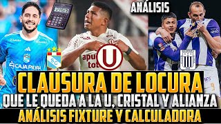 FINAL DE INFARTO  UNIVERSITARIO ALIANZA Y CRISTAL DEFINEN EL CLAUSURA ¿CÓMO LA U CAMPEONA🔥 [upl. by Enelram358]