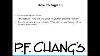 How to access P F Chang’s Pay Stubs amp W2s [upl. by Tocci]