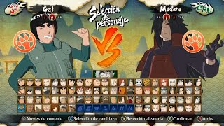 Guy sensei vs Madara  en super difícil naruto [upl. by Llig]