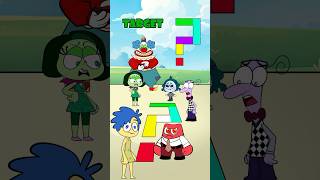 INSIDE OUT 2 COLOR MATCH Puzzle Challenge Joy x Envy x Disgust x Anger x Fear [upl. by Urd]