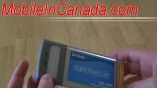 The Dlink Air Card Plus PCMCIA  wwwmobileincanadacom [upl. by Moscow]