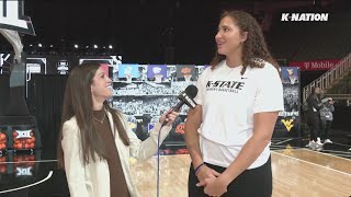 KState senior center Ayoka Lee joins KNation 1on1 [upl. by Meeker]