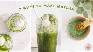 A Week of Matcha 🍵 7 Ways to Enjoy [upl. by Arten]