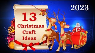 13 IDEAS🎄Affordable Christmas Decoration ideas🎄DIY Christmas Ornaments craft ideas🎄 [upl. by Eicrad]