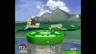 Super Smash Bros Melee CrazyMod UEDebug Menu  Custom Adventure Mode and Joke Giant Chrs on 121 [upl. by Mittel]