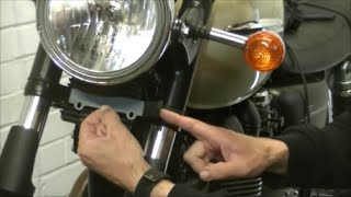 Delboys Garage Bonneville Indicator Relocation [upl. by Taddeo]