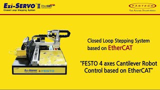 67 181106 EziSERVOII EtherCAT FESTO Cantilever Robot ELGC EGSC ENG [upl. by Alicia421]