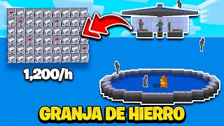 GRANJA DE HIERRO MODULAR MINECRAFT 119211911821181171165  FÁCIL TUTORIAL JAVA [upl. by Ailemac]