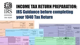 Top IRS Tip before starting 1040 Individual Income Tax Return [upl. by Orsino955]