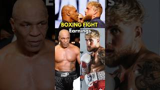 Mike Tyson amp Jake Paul EARNINGS 💰from BOXING FIGHT [upl. by Itra270]