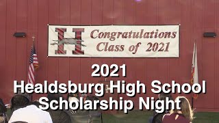 2021 Healdsburg High School Scholarship Night [upl. by Kiyohara]