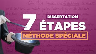 Ma méthode spéciale de dissertation pour la prépa et les concours 7 étapes [upl. by Bessie]