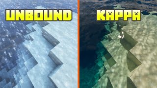 Complementary Unbound vs Kappa Shaders  Shader Comparison [upl. by Aihpled]