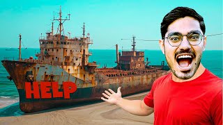 इस पुराने जहाज़ में जाना पड़ा भारी😭 We Found an Old Haunted Ship Worth ₹2000000000😱 [upl. by Nattie615]