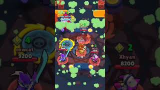 Destroying Teamers at 900 trophies brawlstars shorts [upl. by Shama]